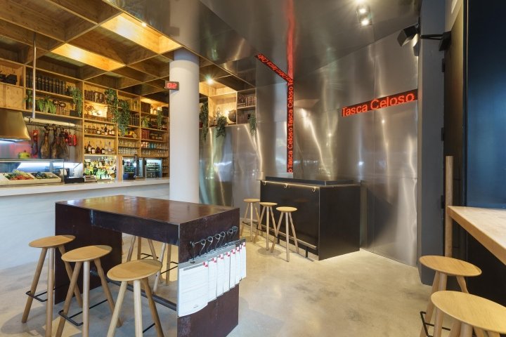 Tasca Celoso 由 Jorge Bibiloni Studio 设计，马略卡岛帕尔马 – 西班牙