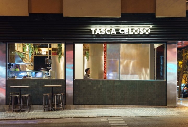 Tasca Celoso 由 Jorge Bibiloni Studio 设计，马略卡岛帕尔马 – 西班牙