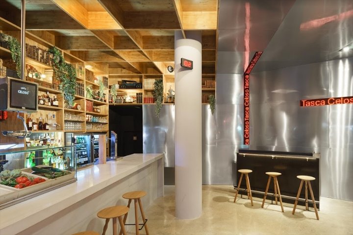 Tasca Celoso 由 Jorge Bibiloni Studio 设计，马略卡岛帕尔马 – 西班牙