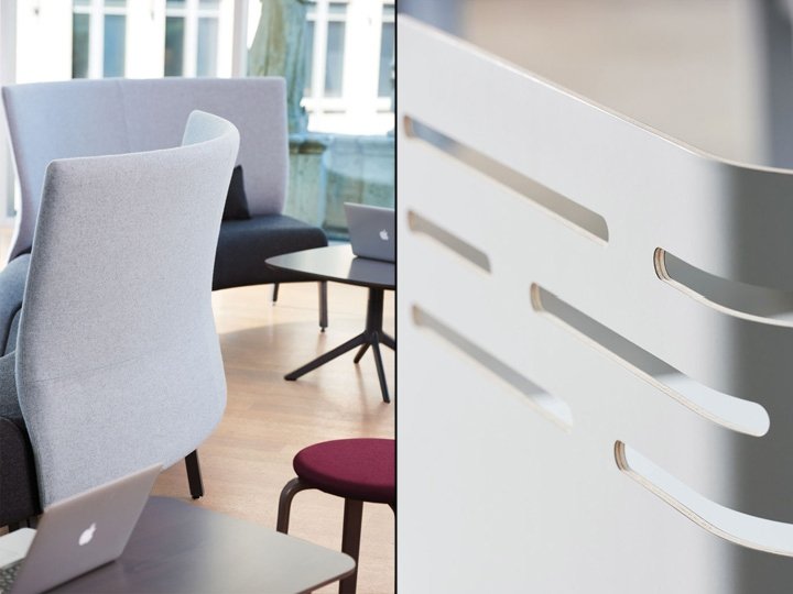 pearsonlloyd 在 NEOCON 2016（伊利诺伊州芝加哥）上推出的 Teknion“zones”系列