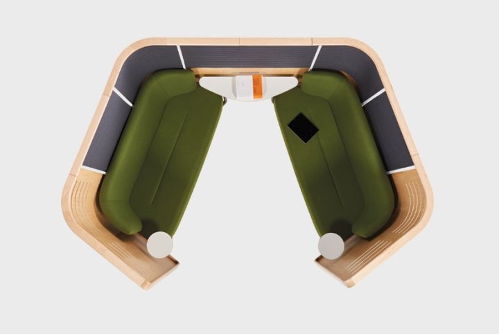 pearsonlloyd 在 NEOCON 2016（伊利诺伊州芝加哥）上推出的 Teknion“zones”系列