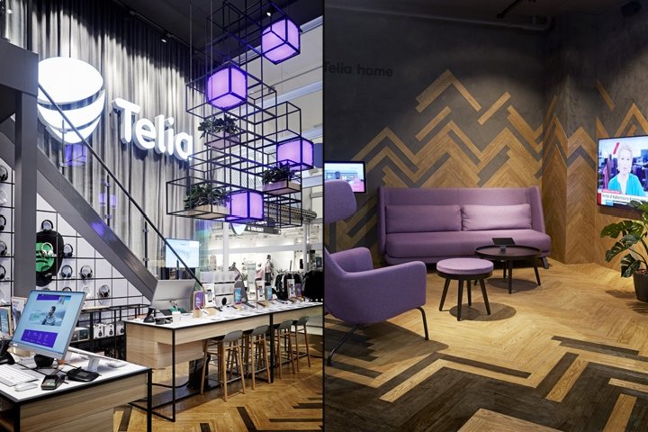 Telia 由 Expedit 设计的旗舰店，丹麦科灵