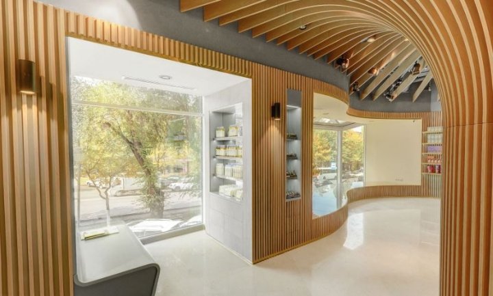 ARROW Architects 设计的 Telli 生物精品店，阿拉木图 – 哈萨克斯坦