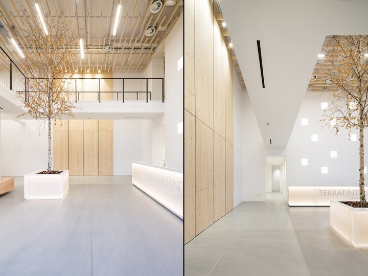 Terratinta Ceramiche 总部和陈列室由 Enrico Bergamini 设计，摩德纳 – 意大利