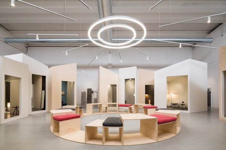 Terratinta Ceramiche 总部和陈列室由 Enrico Bergamini 设计，摩德纳 – 意大利