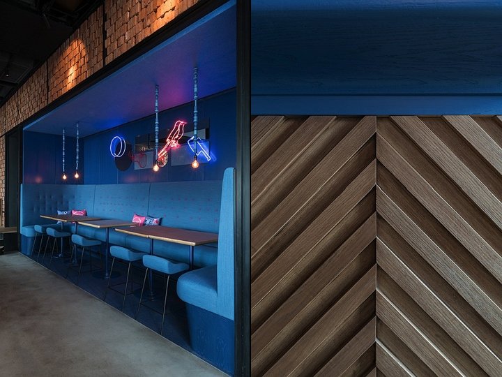 The Cut Rooftop，NE-ON 的鸡尾酒吧 / 餐厅，上海 – 中国