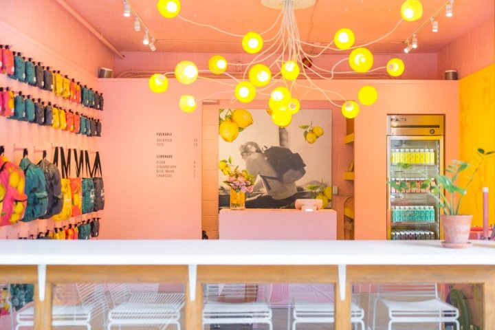 Herschel Supply 的 Lemonade Stand 快闪店，加拿大北温哥华