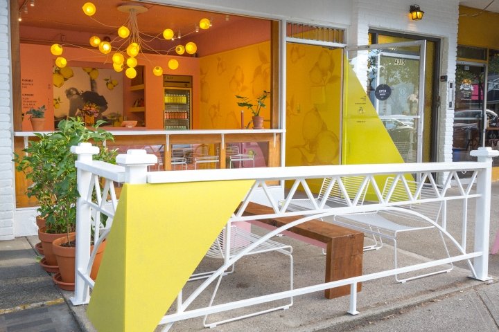 Herschel Supply 的 Lemonade Stand 快闪店，加拿大北温哥华