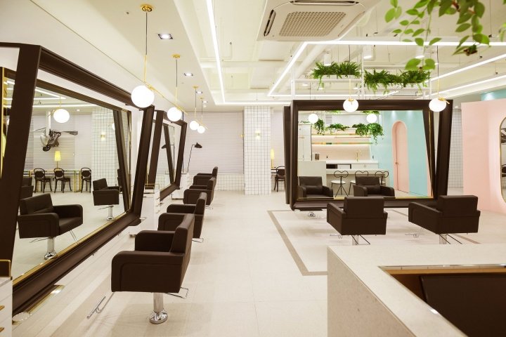 The Mode Hair 由 SSOMOO DESIGN 设计，韩国议政府市