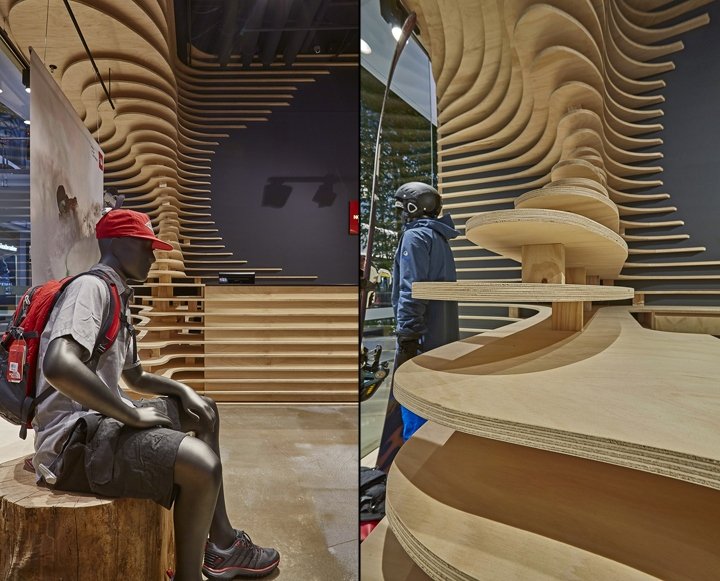 CoMa 的 The North Face Chadstone 店,澳大利亚墨尔本 CoMa 的 The North Face Chadstone 店,澳大利亚墨尔本