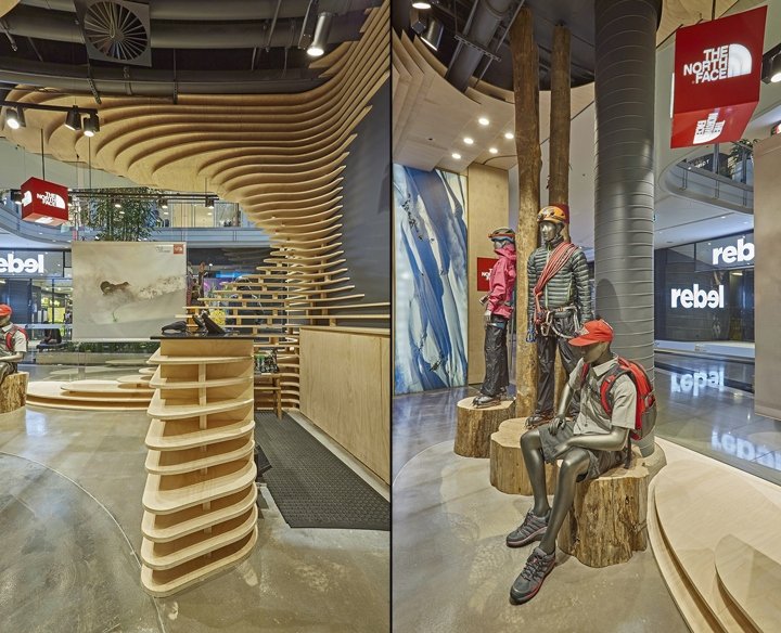 CoMa 的 The North Face Chadstone 店,澳大利亚墨尔本 CoMa 的 The North Face Chadstone 店,澳大利亚墨尔本