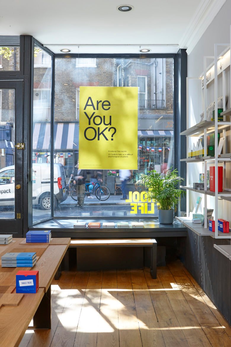 A Shop For Life – The School Of Life 伦敦店由建筑师 Sash Scott 和 Tamzin Hanke 翻新。