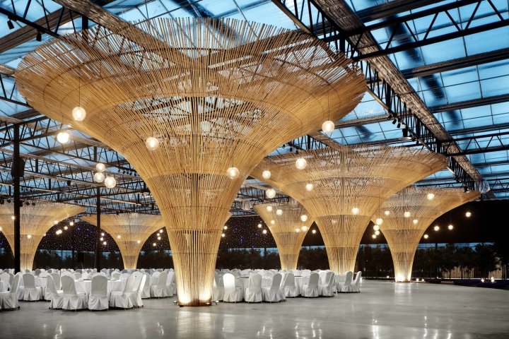 混合建筑春沁园生态农场阳光棚改造，清水村 – 中国