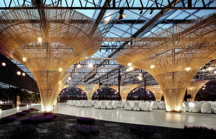 混合建筑春沁园生态农场阳光棚改造，清水村 – 中国