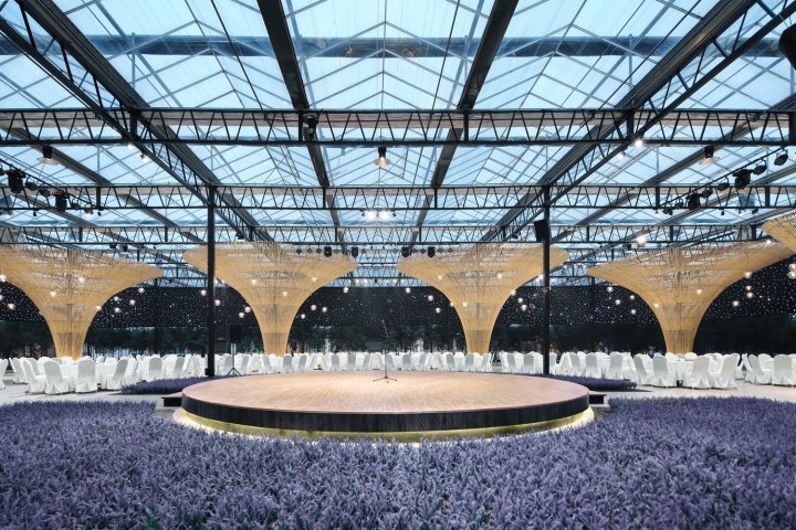 混合建筑春沁园生态农场阳光棚改造，清水村 – 中国