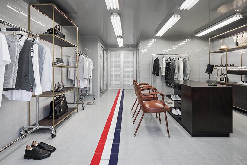 Thom Browne 网球专业店，由 ASA studio Albanese 设计