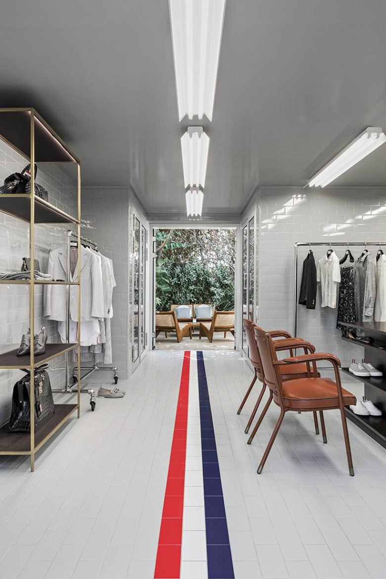 Thom Browne 网球专业店，由 ASA studio Albanese 设计