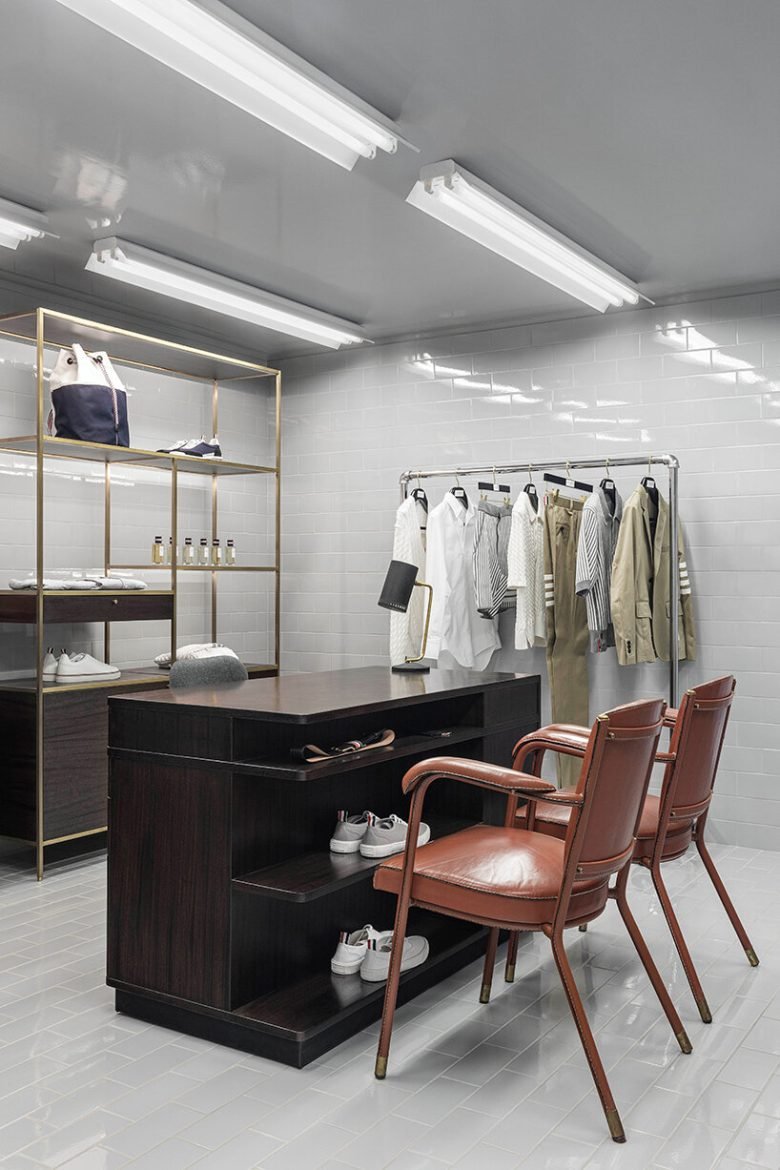 Thom Browne 网球专业店，由 ASA studio Albanese 设计