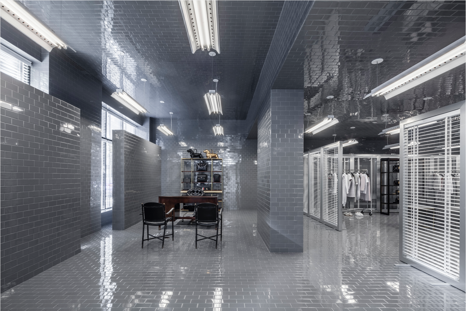 Thom Browne 商店由 ASA studio Albanese 设计 Thom Browne 商店由 ASA studio Albanese 设计