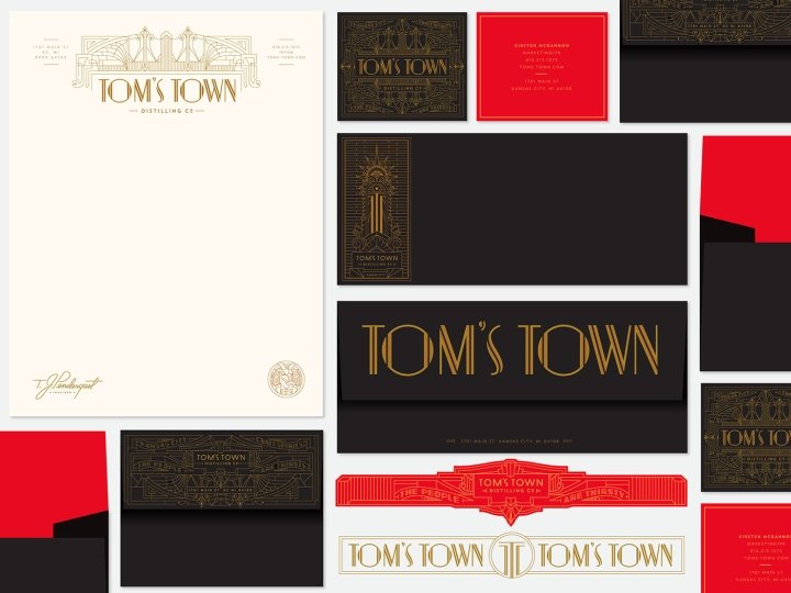 汤姆镇蒸馏酒由卫星办公室包装