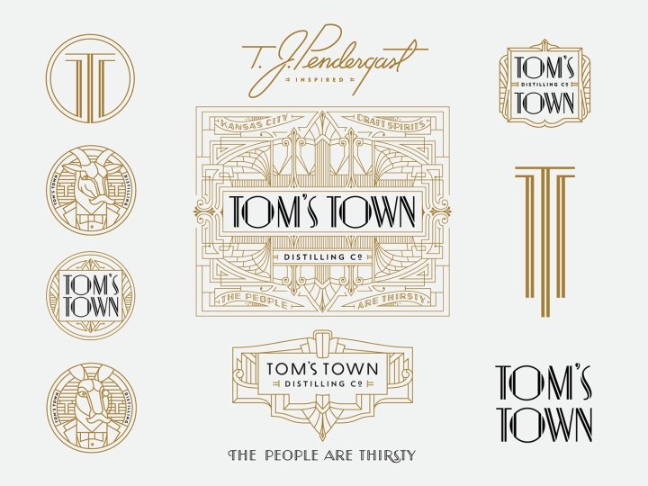 汤姆镇蒸馏酒由卫星办公室包装