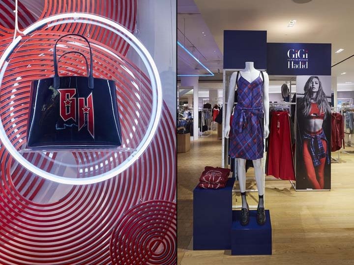 Tommy Hilfiger x Gigi Hadid 在英国伦敦 StudioXAG 伦敦时装周上进行时装秀