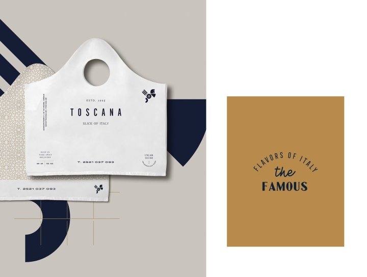 托斯卡纳外卖品牌由 Luminous Design Group 设计