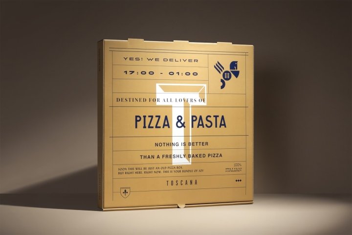 托斯卡纳外卖品牌由 Luminous Design Group 设计