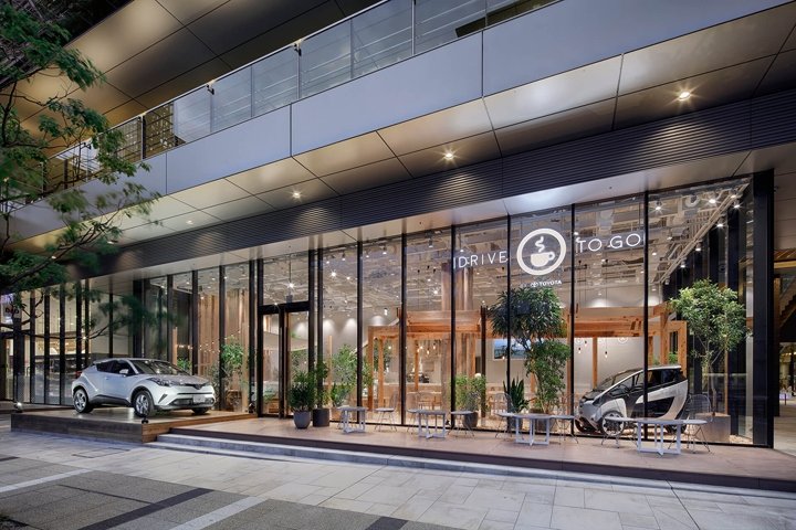 丰田 Drive to Go 汽车租赁由 Archicept City 和 Inamoto & Co, 名古屋 – 日本