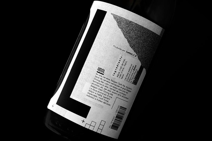 Christian Úbeda 设计的 UDOL 啤酒包装