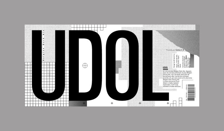 Christian Úbeda 设计的 UDOL 啤酒包装