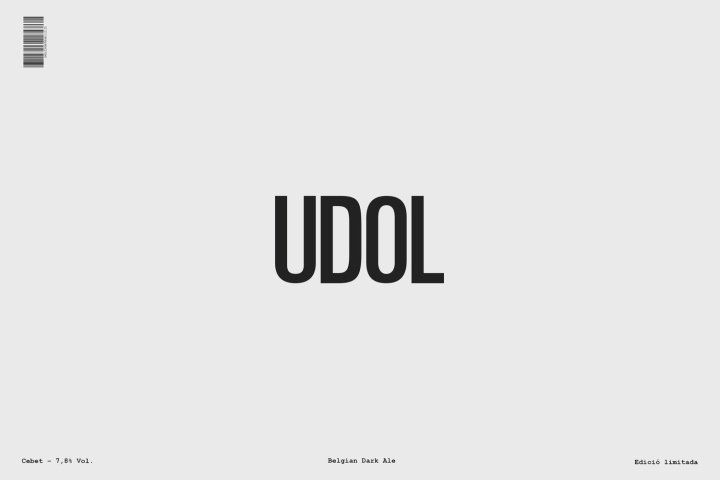 Christian Úbeda 设计的 UDOL 啤酒包装