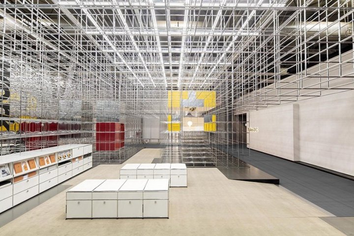 UNStudio 在意大利米兰 2018 年米兰国际家具展上的 USM 展台