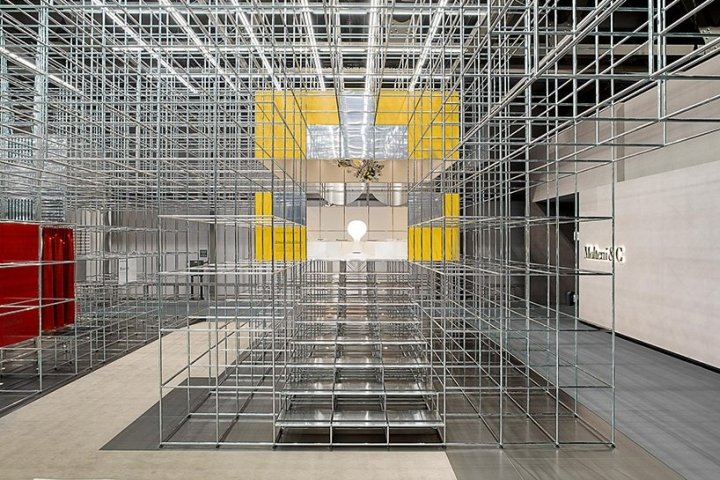 UNStudio 在意大利米兰 2018 年米兰国际家具展上的 USM 展台
