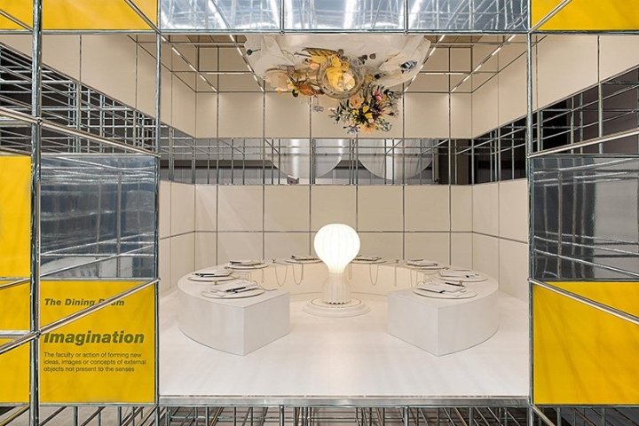 UNStudio 在意大利米兰 2018 年米兰国际家具展上的 USM 展台