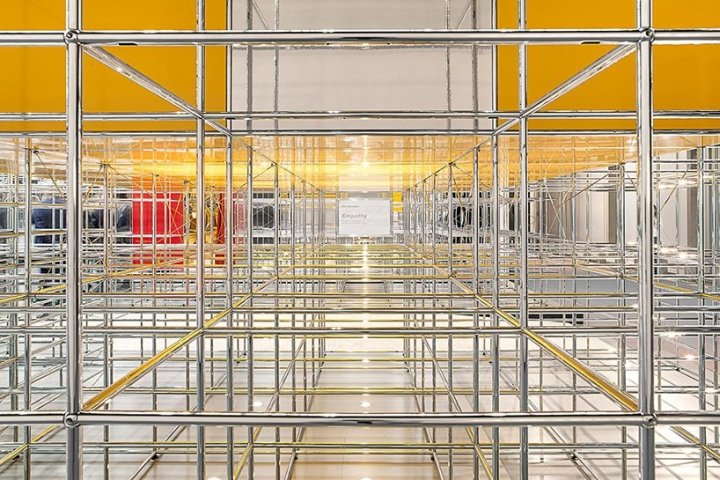 UNStudio 在意大利米兰 2018 年米兰国际家具展上的 USM 展台