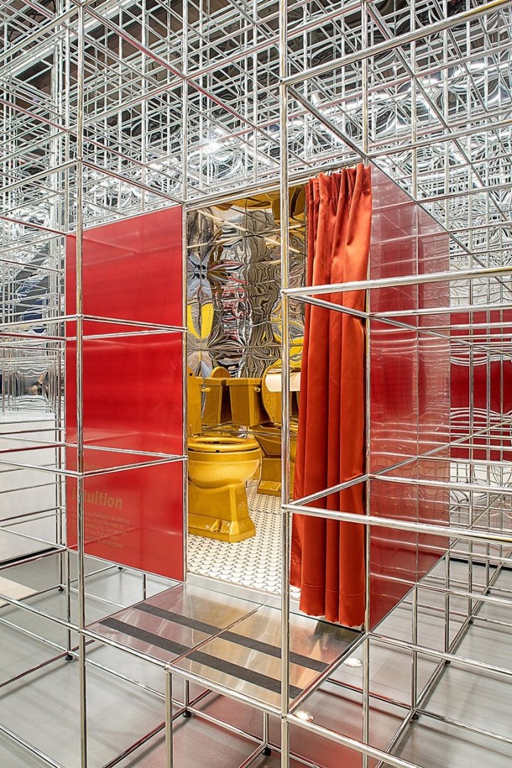 UNStudio 在意大利米兰 2018 年米兰国际家具展上的 USM 展台