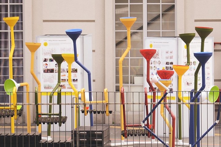 由 Garis Architects 设计的城市交响乐装置，马来西亚吉隆坡