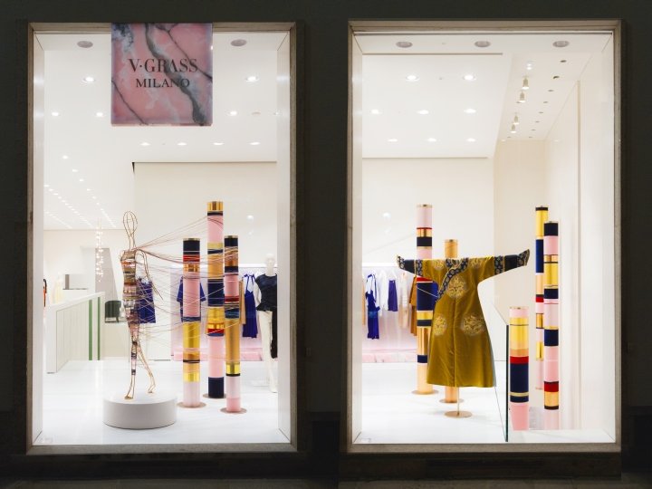 ArteVetrinaProject 设计的 V-Grass 旗舰店，意大利米兰