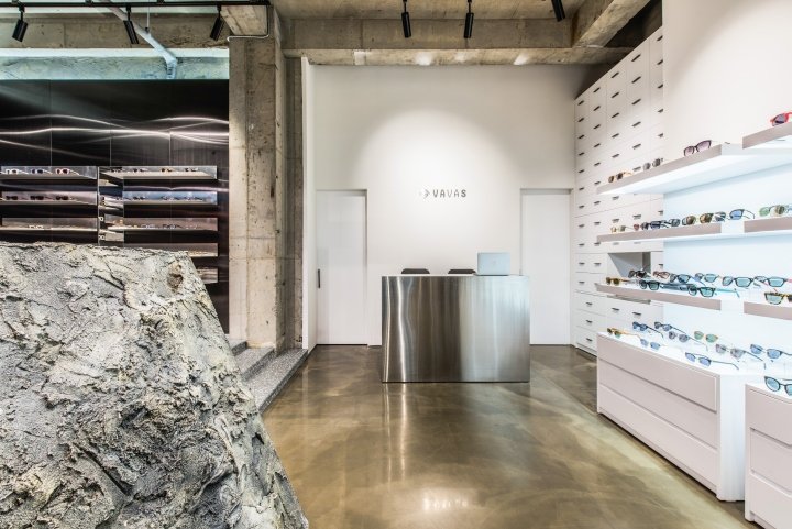 VAVAS & Projekt Product 眼镜店，由 NiiiZ Design LAB 设计，韩国首尔