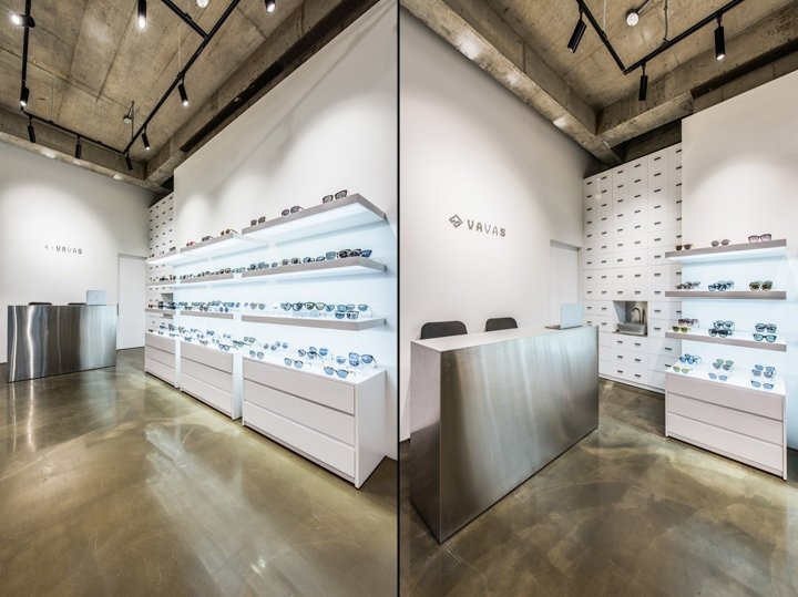 VAVAS & Projekt Product 眼镜店，由 NiiiZ Design LAB 设计，韩国首尔