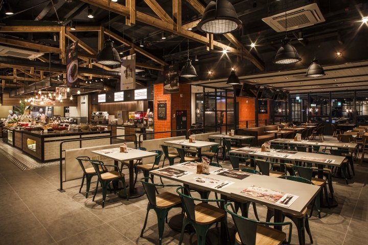 由 CJ Foodville 设计的 VIPS 餐厅，麻浦区 / 首尔 – 大韩民国