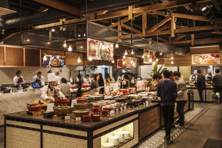 由 CJ Foodville 设计的 VIPS 餐厅，麻浦区 / 首尔 – 大韩民国