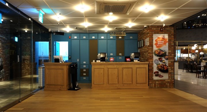 由 CJ foodville 设计的 VIPS 餐厅，富川市 / 京畿道 – 大韩民国