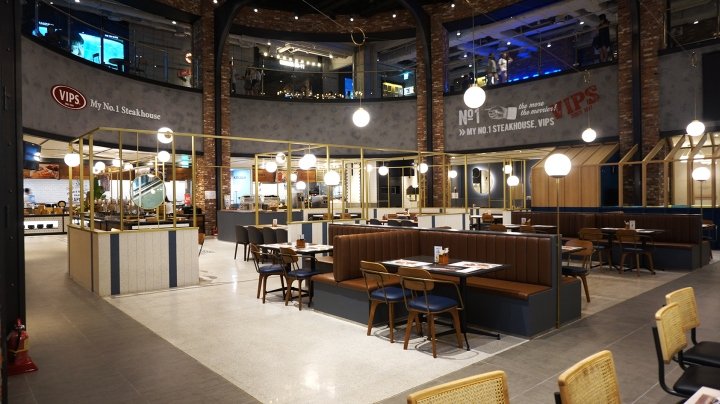 由 CJ foodville 设计的 VIPS 餐厅，富川市 / 京畿道 – 大韩民国