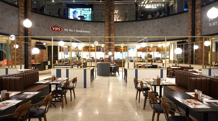 由 CJ foodville 设计的 VIPS 餐厅，富川市 / 京畿道 – 大韩民国