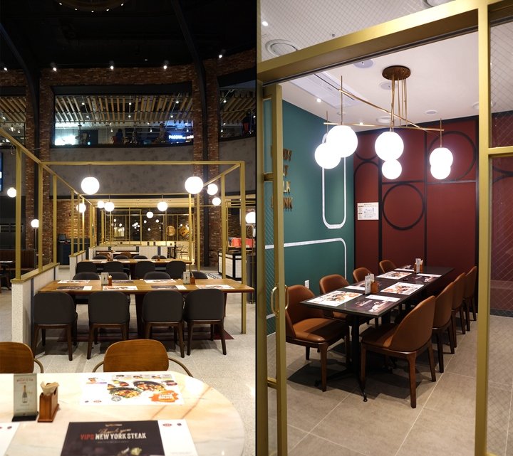 由 CJ foodville 设计的 VIPS 餐厅，富川市 / 京畿道 – 大韩民国