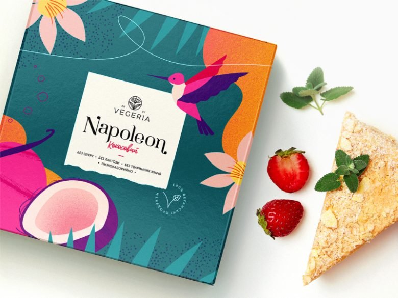 Vegeria 拿破仑蛋糕，由 Igor Nechytailenko 设计