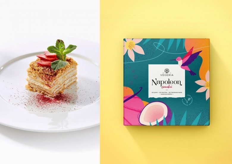 Vegeria 拿破仑蛋糕，由 Igor Nechytailenko 设计