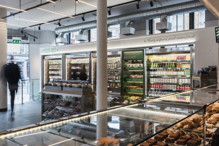Veggie Pret 咖啡馆，由 Your Studio 设计，英国伦敦